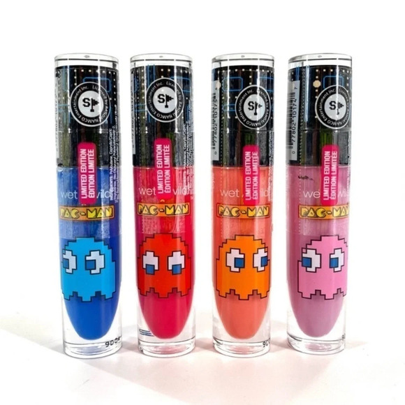 WET N WILD ‘Pac-Man’ Lip Gloss Set Limited Edition — SOLD OUT! NEW! NIP! - Picture 1 of 2